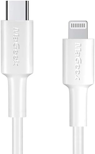USB C לכבל ברק 6ft, [Apple MFI Certified] 6ft Pd Pd Pd מטען מהיר תואם ל- iPhone 13/13 Pro Max/12/11/x/xs/xr/xs/8